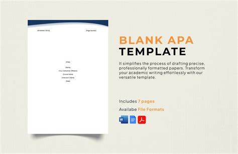 Apa Word Document Template