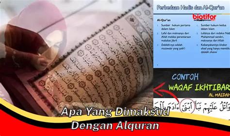 apa yang dimaksud dengan al quran