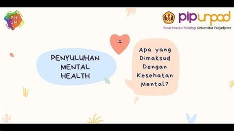 Apa yang Dimaksud Kesehatan Mental?