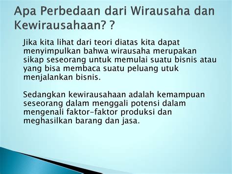 Apa Perbedaan Wirausaha dan Kewirausahaan