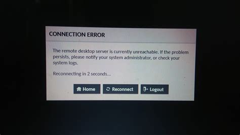Apache Guacamole Error Connecting To Rdp Server