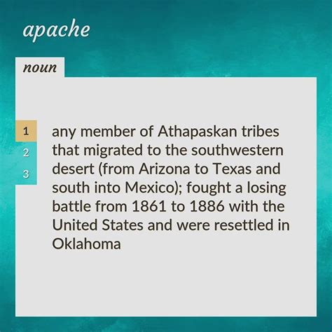 Apache Meaning Spanish
