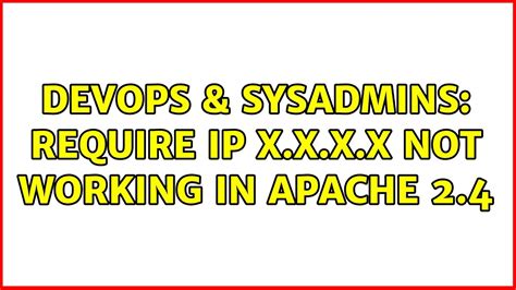 Apache Require Host Not Working
