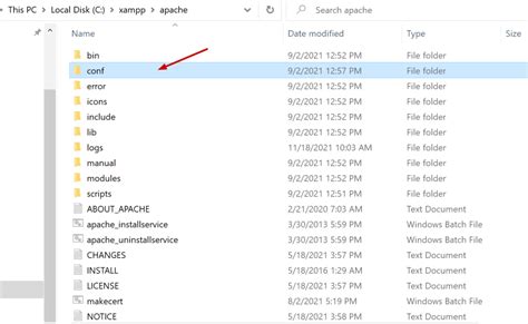 Apache Virtual Host File Location Windows