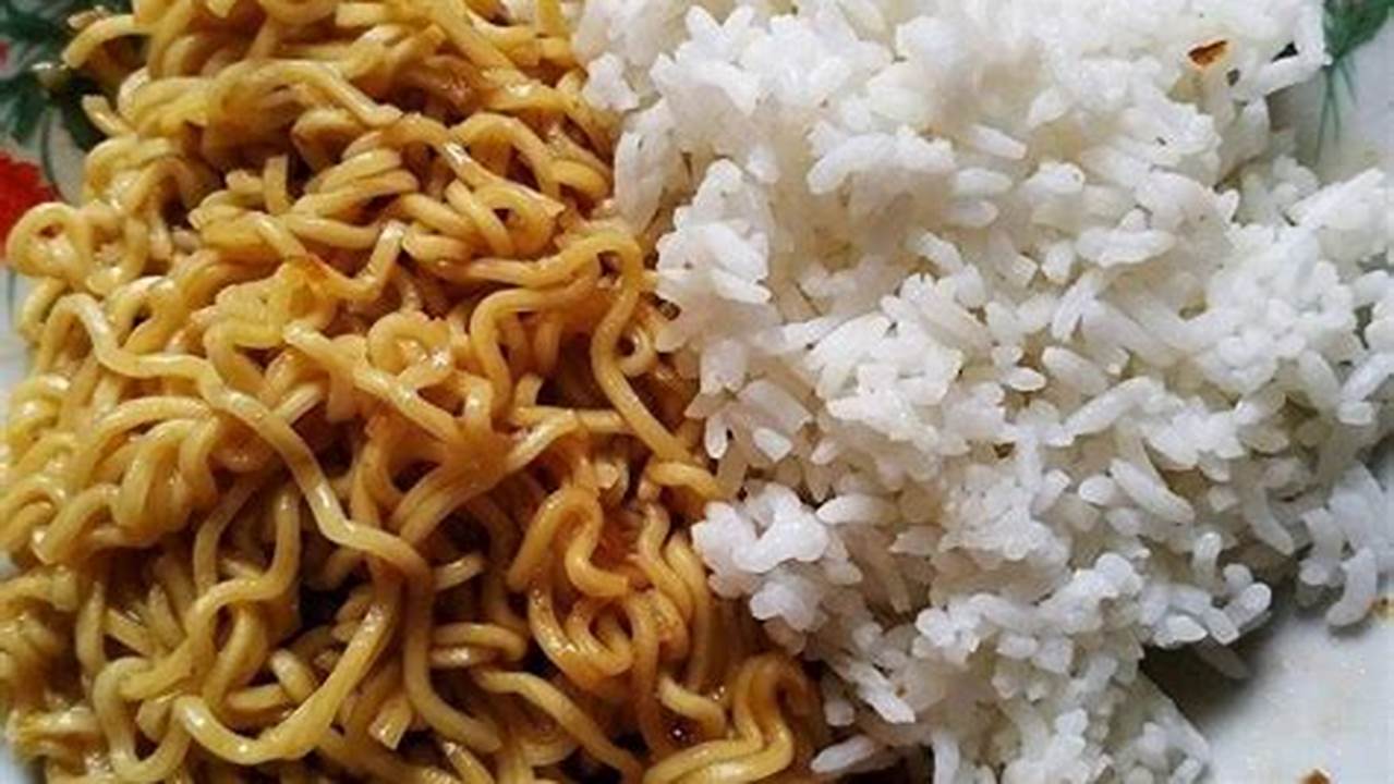 Rahasia Terungkap: Mitos dan Fakta Nasi dan Mie, Rahasia Sehat Kuliner Indonesia