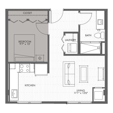 22 Cool One Room Efficiency Apartment Plans Designs Chaos