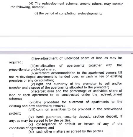 Apartment Redevelopment Rules