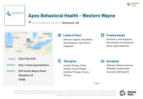 apex behavioral health western wayne