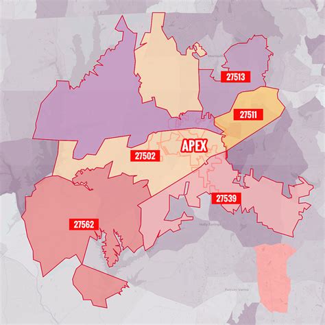 Apex Nc 9 Digit Zip Code