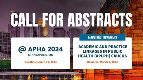 apha 2024 call for abstracts