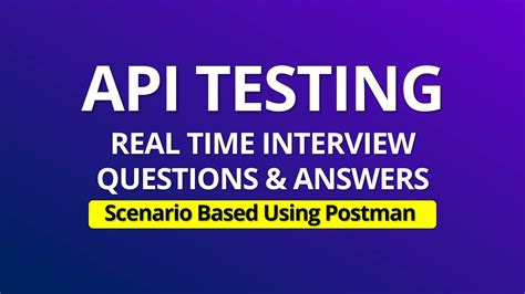api automation using postman interview questions