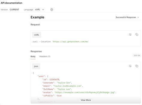 api documentation example postman