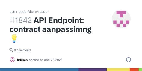 Api Endpoint Contract