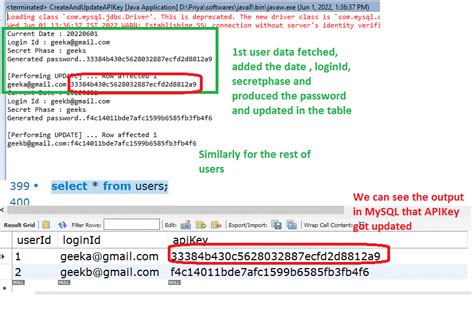 api key in java