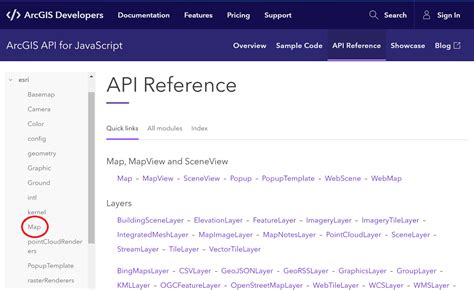 api reference javascript