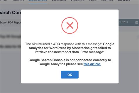 api response failed meaning
