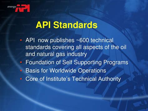 api standard full form in engineering