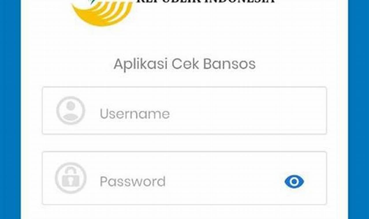 aplikasi cek bansos