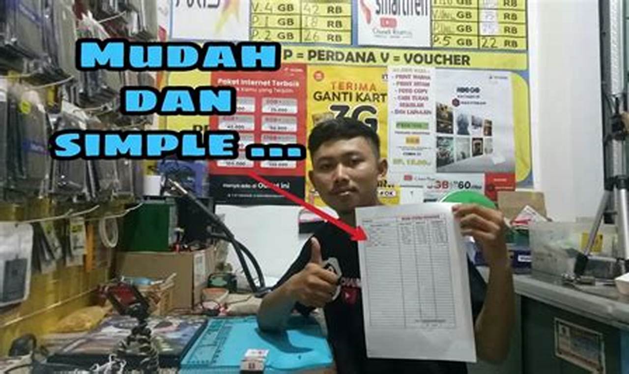 aplikasi pembukuan konter pulsa gratis