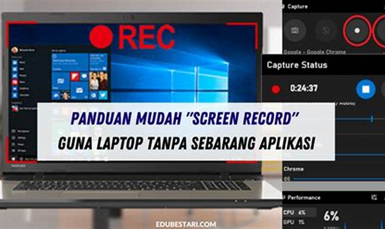 aplikasi record layar laptop