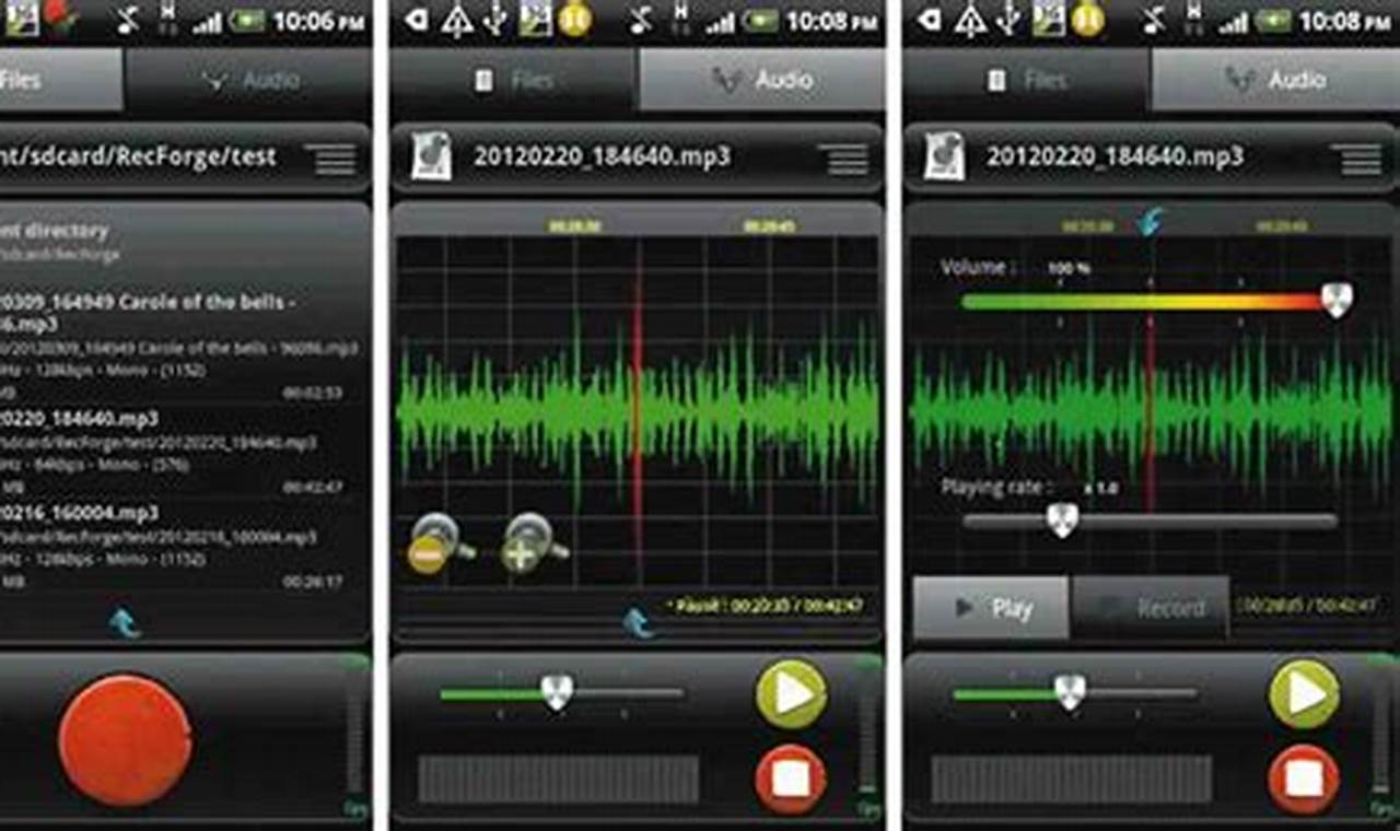 aplikasi rekaman suara dan musik