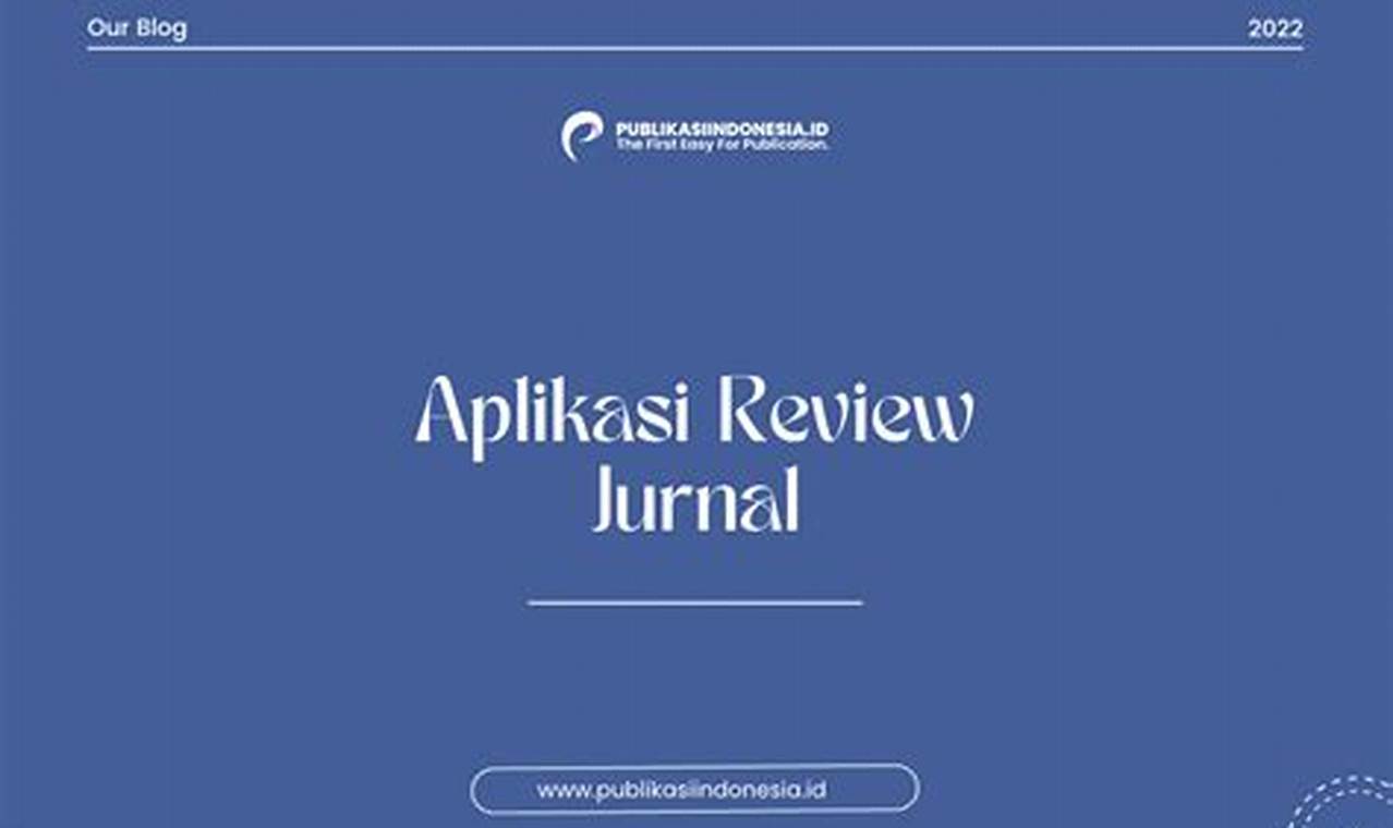 aplikasi review jurnal