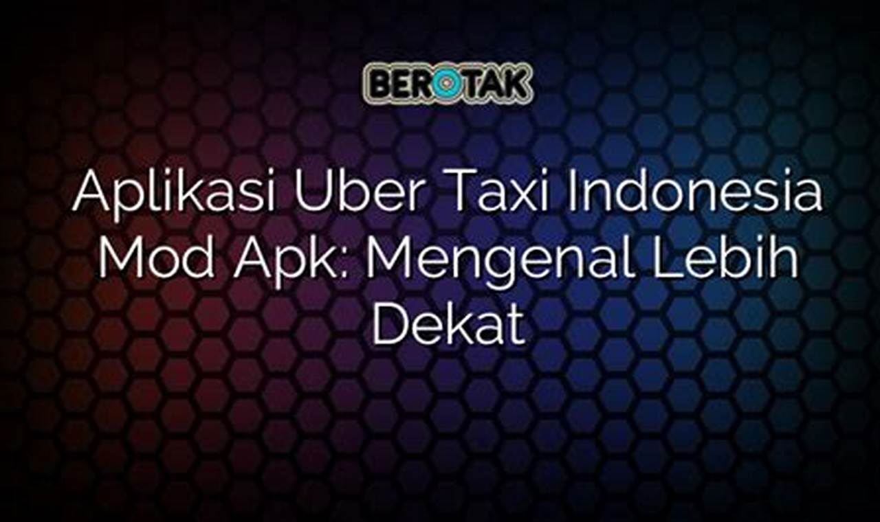 aplikasi uber taxi indonesia
