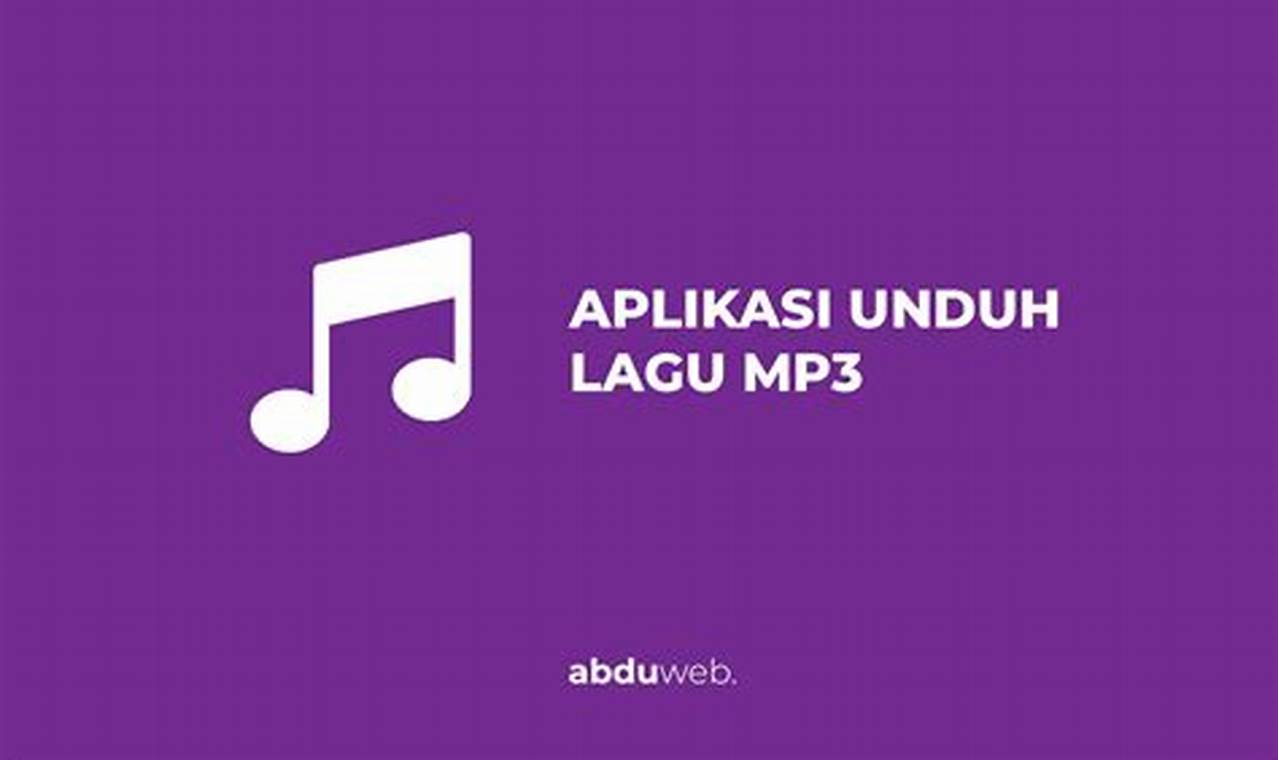 aplikasi untuk download lagu