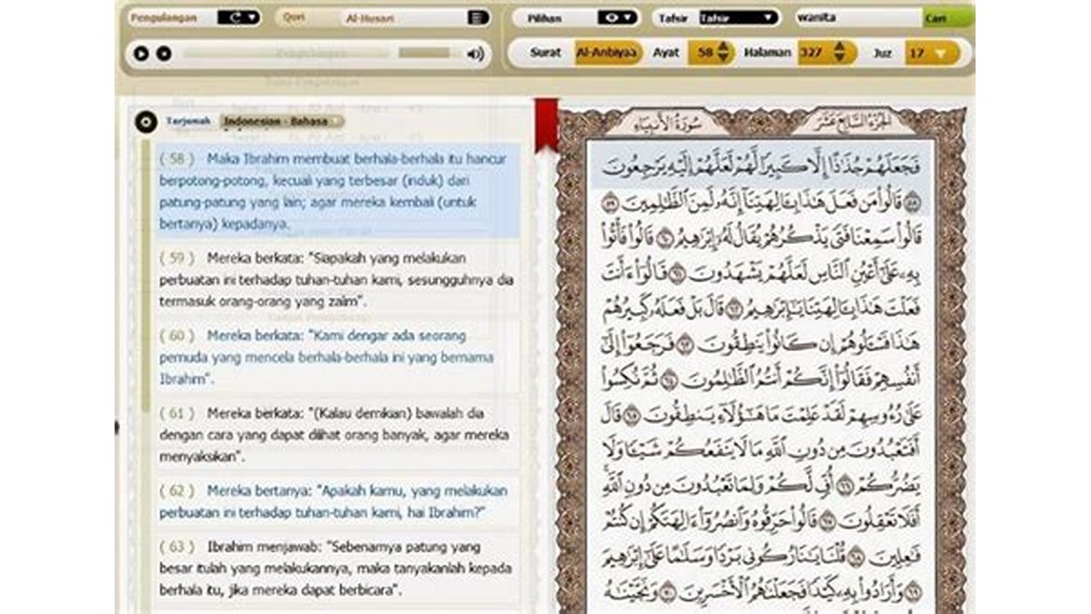 aplikasi alquran untuk pc dan terjemahannya indonesia