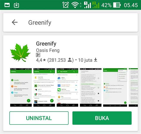 Aplikasi Greenify