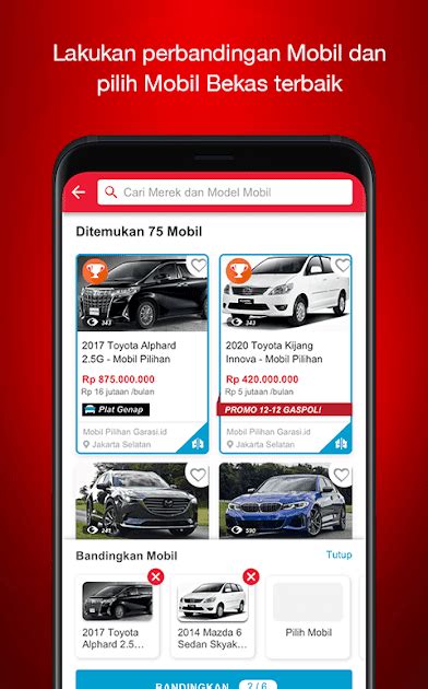Aplikasi Jual Beli Mobil Bekas Terbaik Indonesia