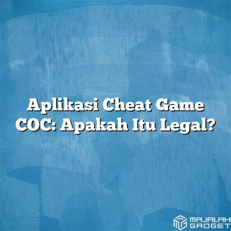 aplikasi legal game cheat