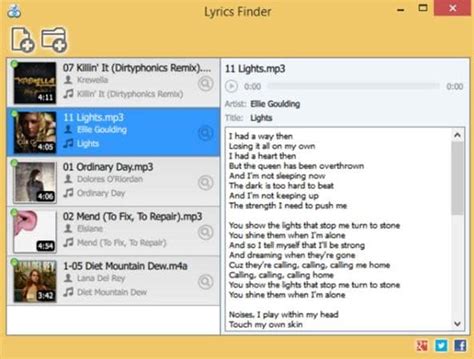 Aplikasi Lyrics untuk PC