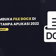 Aplikasi untuk membuka file docx