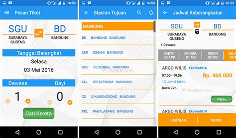 aplikasi mobile kereta api