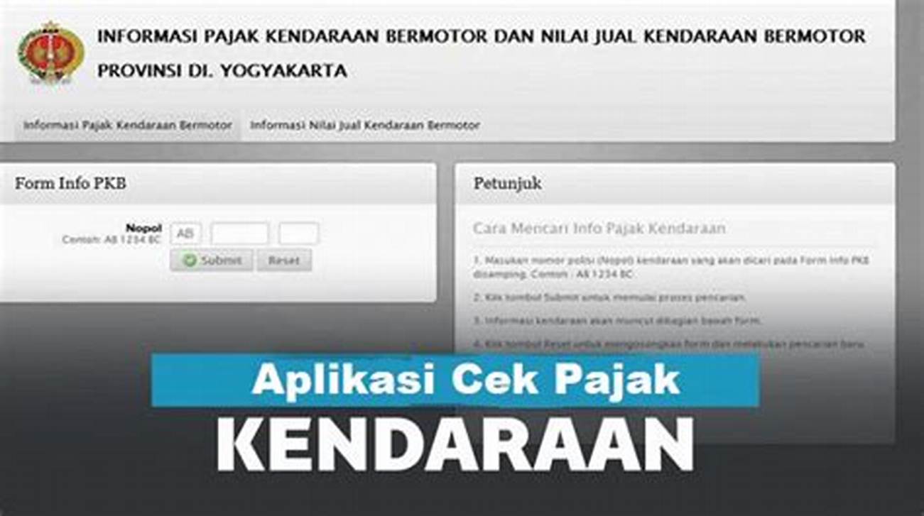 aplikasi pajak kendaraan Indonesia