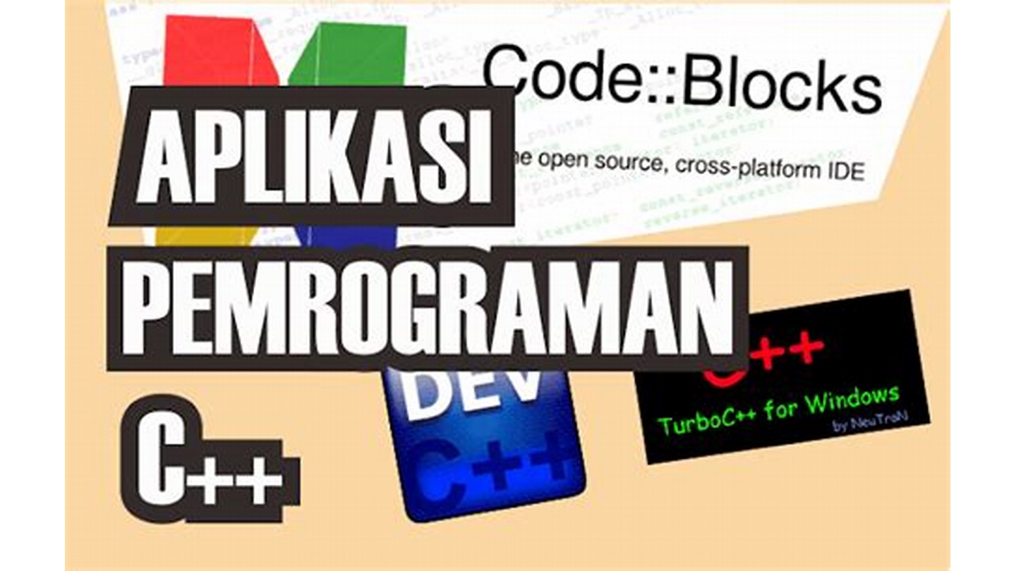 aplikasi pemrograman c++ indonesia