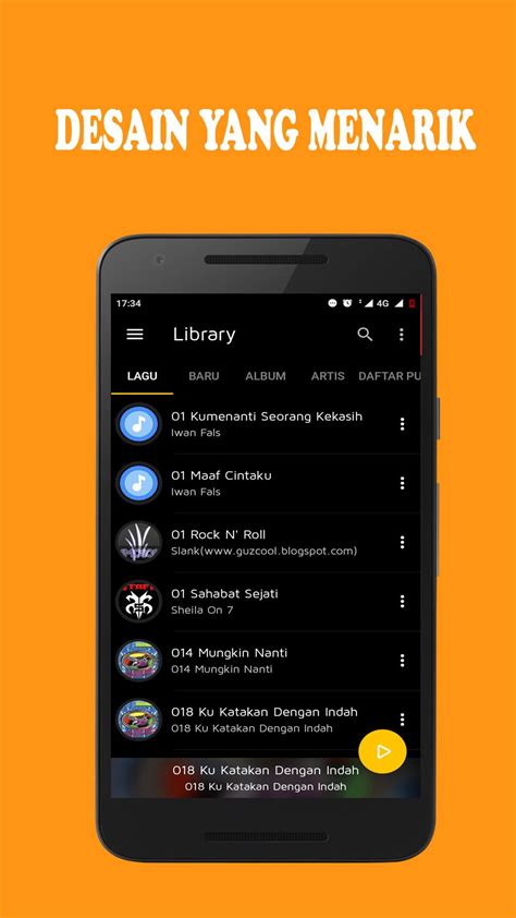 Aplikasi Pemutar Musik MP3 Offline Terbaik di Indonesia