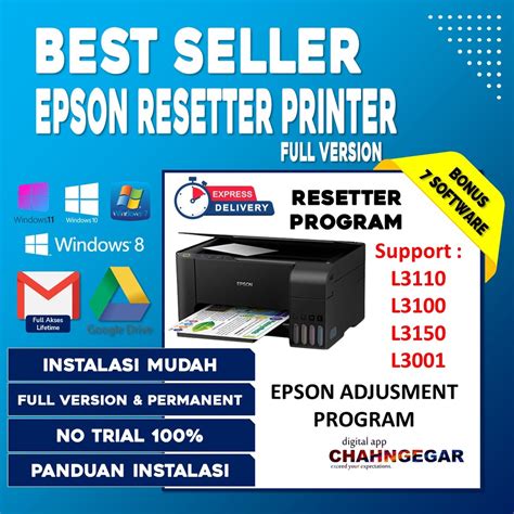 Cara Mudah dan Efektif Reset Printer Epson L3110