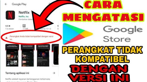 aplikasi tidak kompatibel dengan perangkat