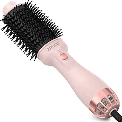 APOKE 3 in 1 Hair Dryer Brush & Straightener Brush, Professional 1200W