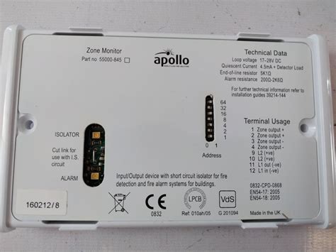 Apollo Zone Monitor Wiring