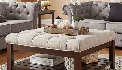 Apolstered Ottoman Coffee Tables
