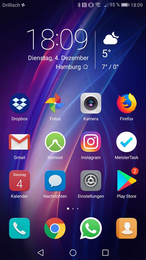 Mein Startbildschirm auf Android 5.1