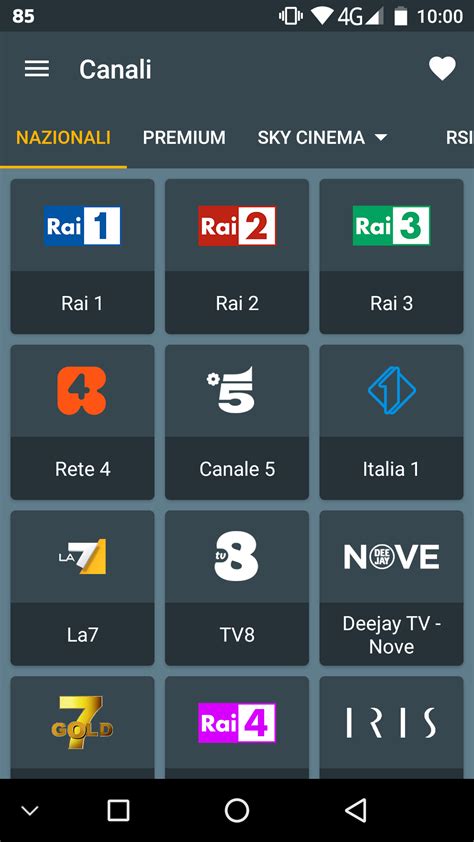 App Mediaset Per Android Tv