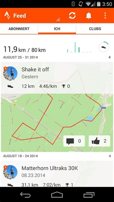 iMapMyRUN Run GPS Laufen Jog AndroidApps auf Google Play