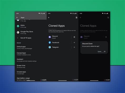 Using App Cloning Feature