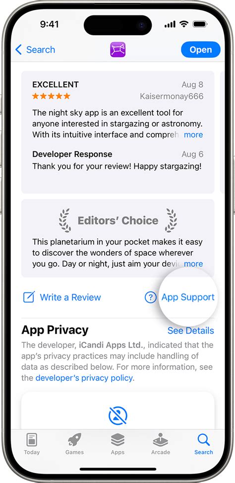 app developer apple support