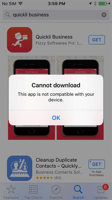 App Is Not Compatible With This Device