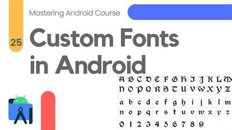 App Label Font Android